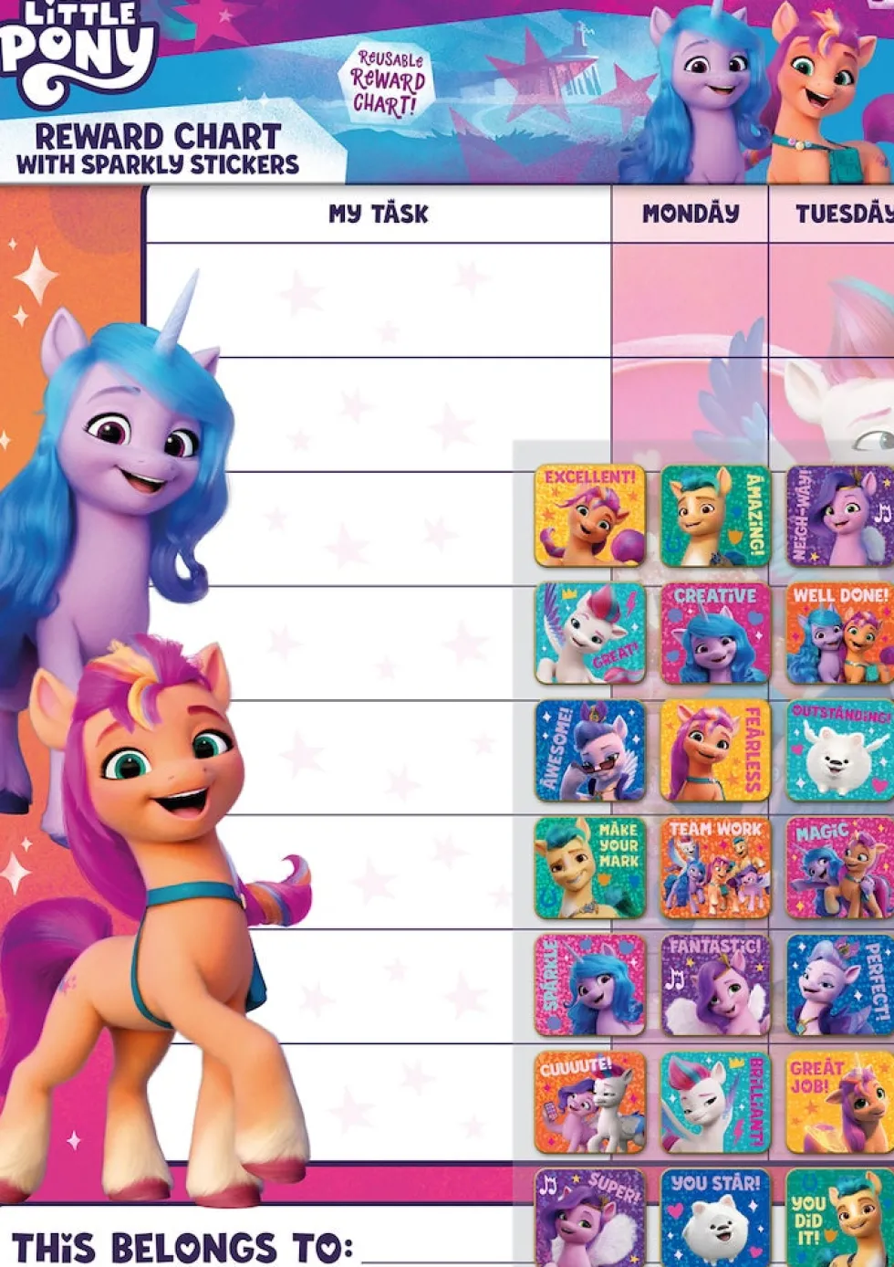 My Little Pony Palkintotaulu + tarrat
