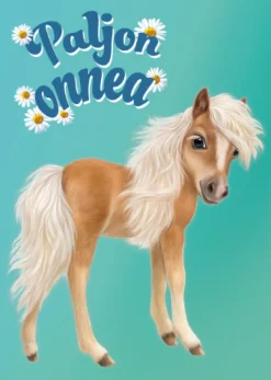 Onnittelukortti Varsa