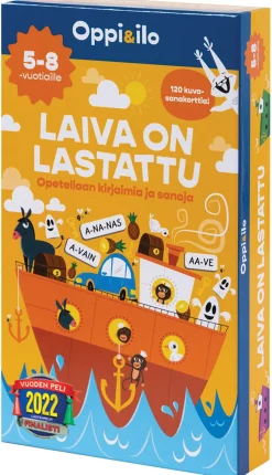 Oppi&ilo Laiva on lastattu lautapeli 5-8v.
