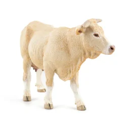 Papo 51185 Blonde d'Aquitaine valkoinen lehmä