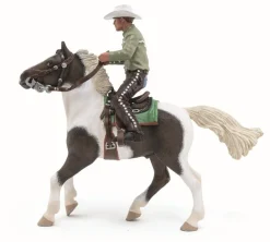 Papo 51573 Cowboy Lännenratsastaja ja hevonen