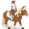 Papo 51559 Shetlanninponi ja 52014 ratsastaja
