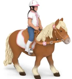 Papo 51559 Shetlanninponi ja 52014 ratsastaja