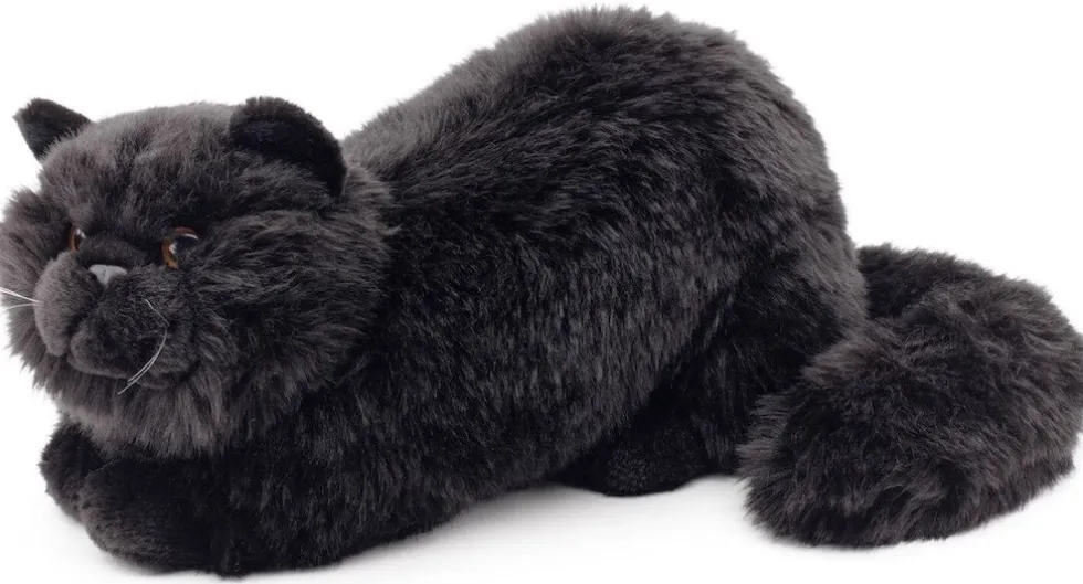 Persialainen kissa pehmolelu musta 30cm
