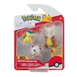 Pokemon Battle figuuri 3-Pack - Cyndaquil + Jigglypuff + Marowak