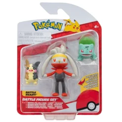 Pokemon Battle figuuri 3-Pack - Morpeko + Raboot + Bulbasaur