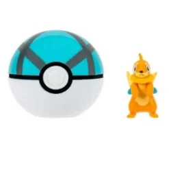 Pokemon Buizel figuuri ja Clip'n' Go - poke pallo