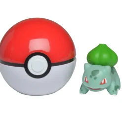 Pokemon Bulbasaur figuuri ja Clip 'n' go poke pallo