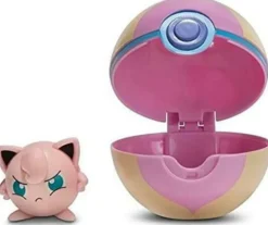 Pokemon Jigglypuff figuuri ja Clip'n' Go - heal pallo