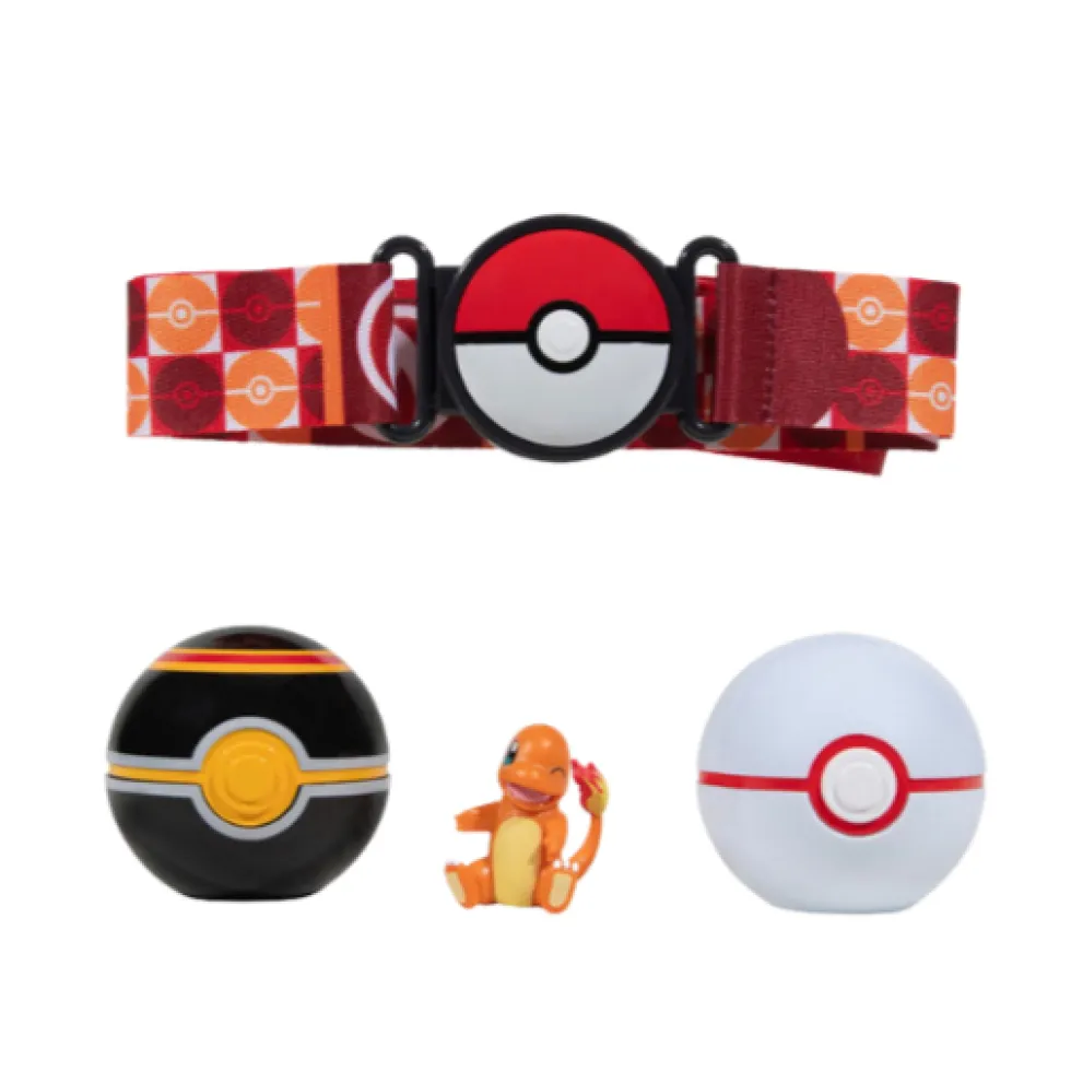 Pokemon Poké Ball Clip 'n' Go leikkisetti vyöllä - Charmander