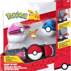 Pokemon Poké Ball Clip 'n' Go leikkisetti vyöllä - Eevee