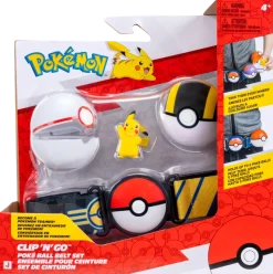 Pokemon Poké Ball Clip 'n' Go Pikachu -vyösetti