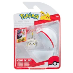 Pokemon Togedemaru figuuri ja Clip'n' Go - poke pallo