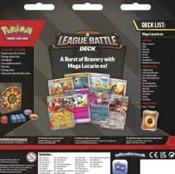 Pokémon Mega Battle Deck Mega Lucario keräilykortti pakkaus