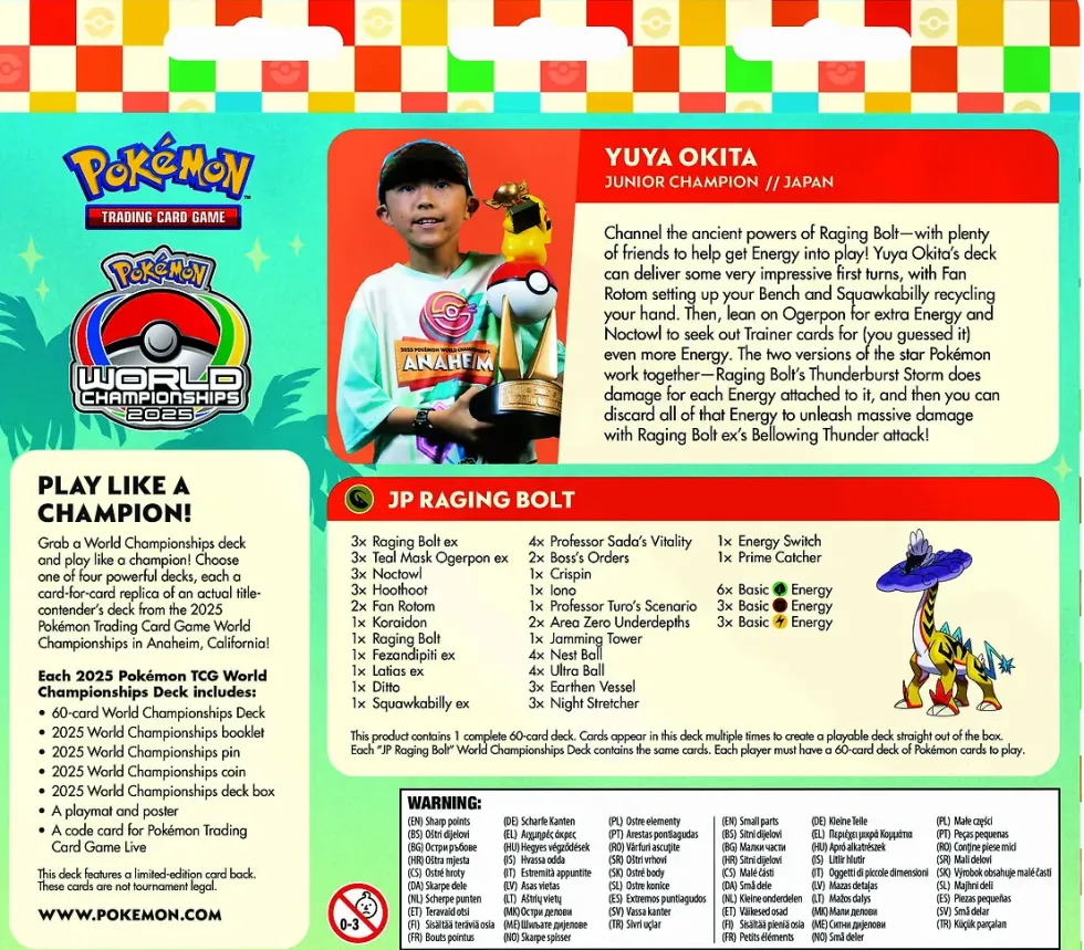 Pokémon World Championships Deck 2025 – Yuya Okita