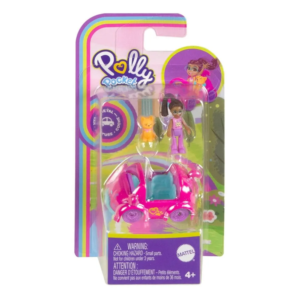 Polly Pocket ajoneuvo ja nukke - lajitelma