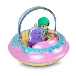 Polly Pocket ajoneuvo ja nukke - lajitelma