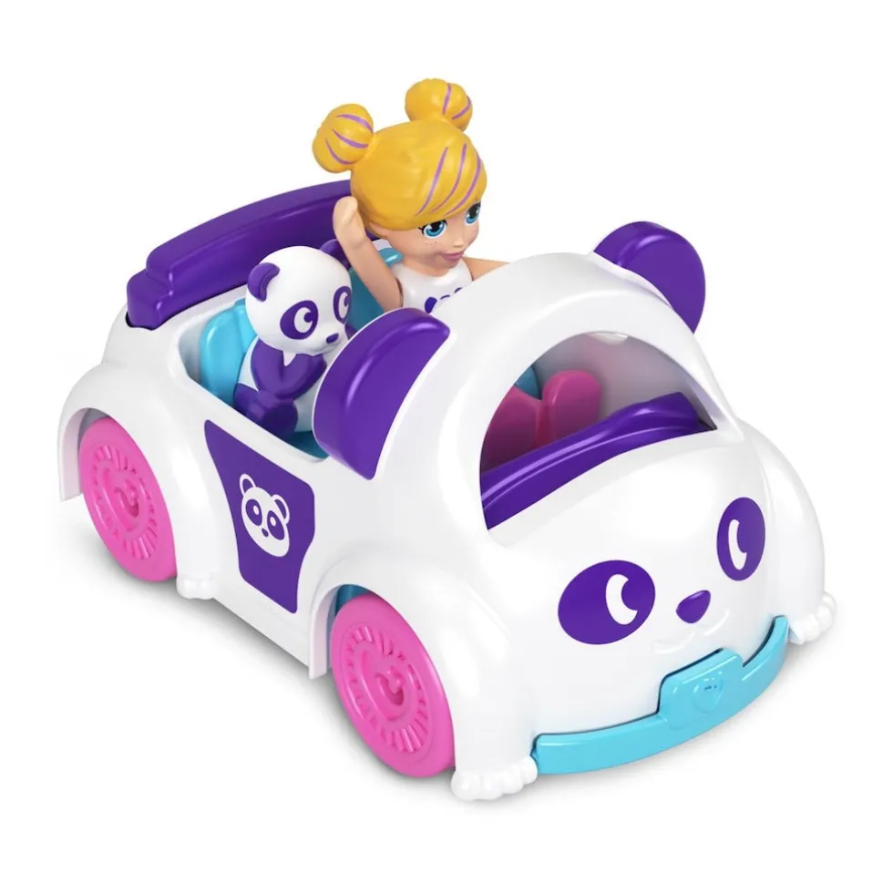 Polly Pocket ajoneuvo ja nukke - lajitelma