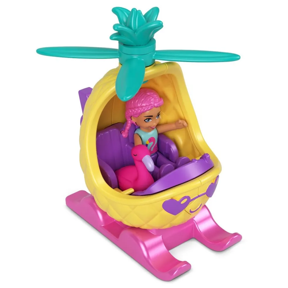 Polly Pocket ajoneuvo ja nukke - lajitelma