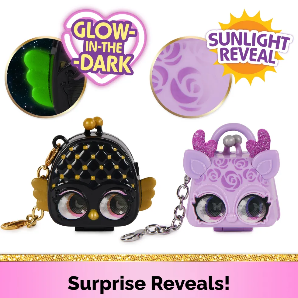 Purse Pets Luxey Charms, Night & Day Divas yllätys mini laukku