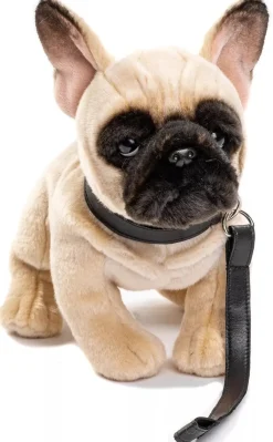 Ranskan Bulldog koira pehmolelu 25cm