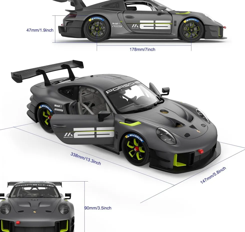 RASTAR Porsche 911 GT2 RS Clubsport 25 -kauko-ohjattava auto