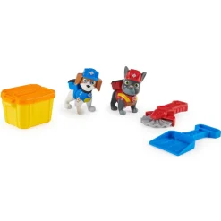 Ryhmä Hau Rubble & Crew Charger ja Wheeler koira taikahiekka leikkisetti