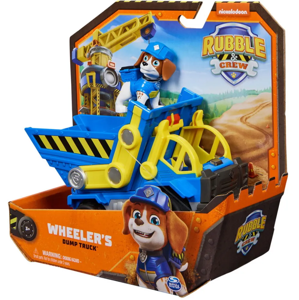 Ryhmä Hau Rubble & Crew Wheeler hahmo ja ajoneuvo