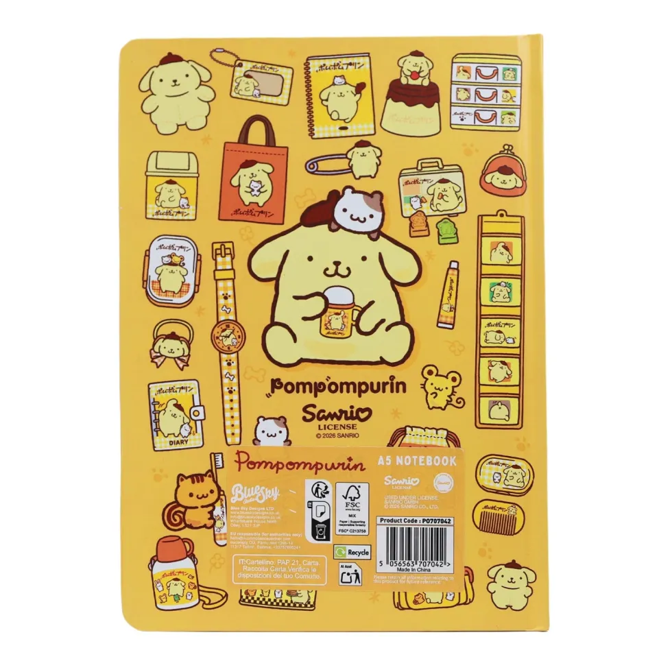 Sanrio Hello Kitty Pompompurin Vihko A5