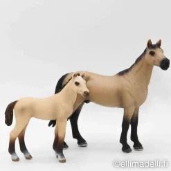 Schleich Ahaltek hevonen 13690 ja varsa 13702