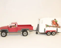 Schleich Auto, hevostraileri ja kuljettaja - Second Hand