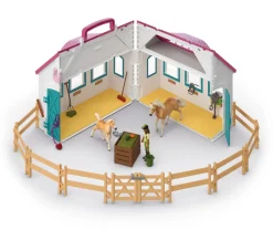 Schleich 42703 avautuva Hevostalli Little Horseshoe