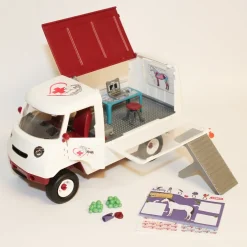 Schleich Eläinlääkäri auto ja tarvikkeet - Second Hand