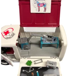 Schleich Eläinlääkäri auto ja tarvikkeet - Second Hand