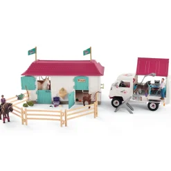 Schleich 72147 Eläinlääkärin vierailu Tallilla