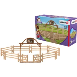 Schleich 42434 Hevosten aitaus portilla