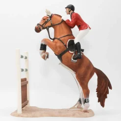 Schleich hyppäävä estehevonen ja ratsastaja 42026 - Second Hand