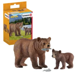 Schleich 42473 Karhu ja pentu