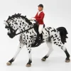 Schleich Knabstrup hevonen 13769 ja ratsastaja - Second Hand