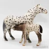 Schleich Knabstrupin hevonen ja varsa - Second Hand