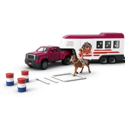 Schleich 42705 Lakeside Maasturi auto ja Hevosrekka