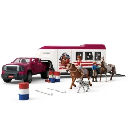 Schleich 42705 Lakeside Maasturi auto ja Hevosrekka