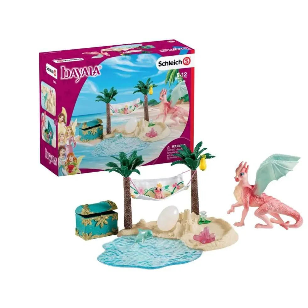 Schleich 42436 Lohikäärmesaari ja aarre
