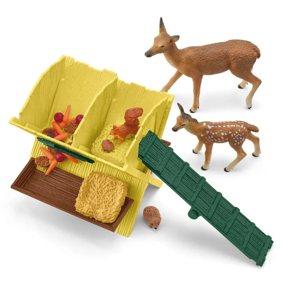 Schleich 42658 Metsäneläinten ruokintapaikka