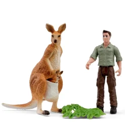 Schleich 81540 Pocket Set Kenguru ja metsänvartija