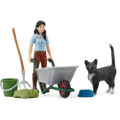 Schleich 42747 Pocket Set Muck-out and care set