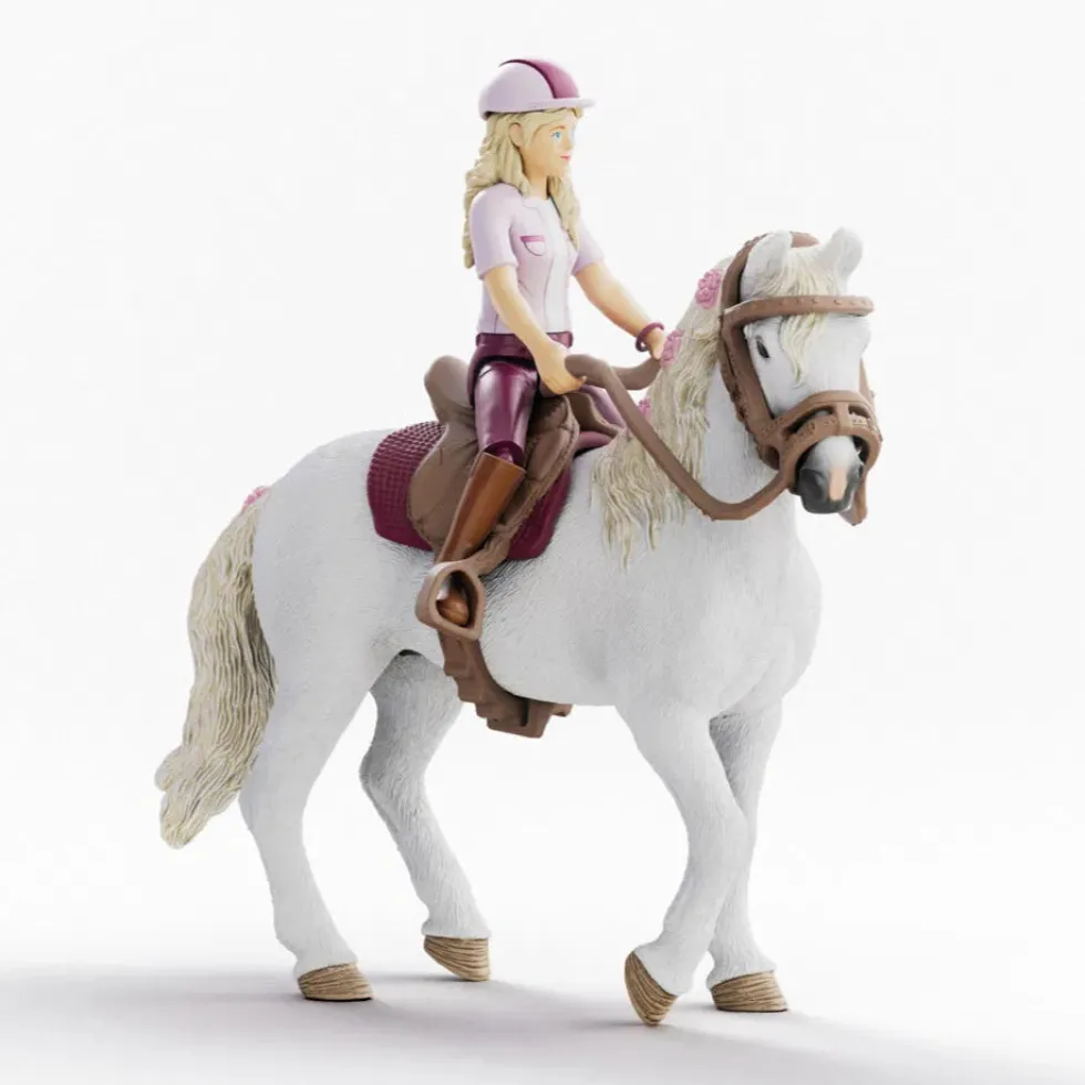 Schleich 42713 ratsastaja Sofia & Blossom hevonen + varusteet