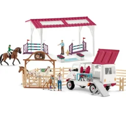 Schleich 72140 Ratsastuskilpailu ja eläinlääkärin auto