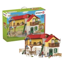 Schleich 42407 suuri Maatila eläimineen ja hoitajineen