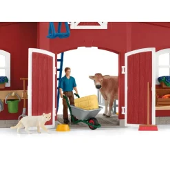 Schleich 42606 suuri Navetta eläimineen ja hoitajineen - Pakkaus viallinen!